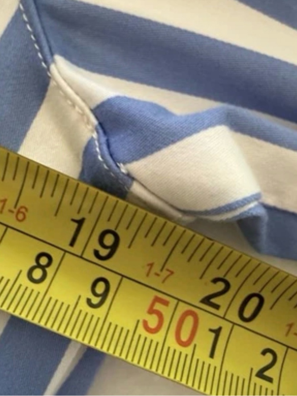 Club Monaco Women’s Blue & White Stripe Midi Dress Belt, Slits Sz S/P - Picture 5 of 10